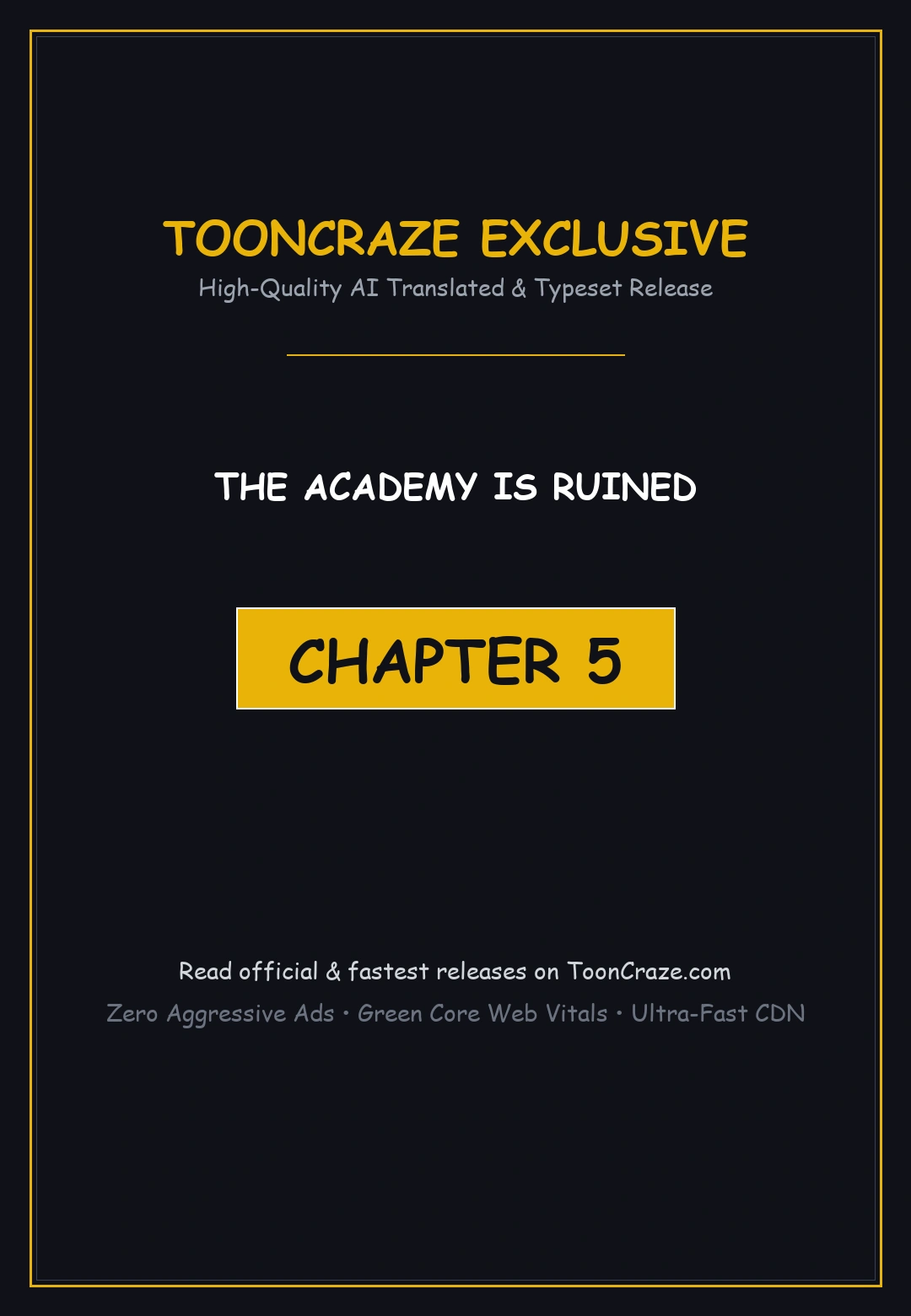 The Academy Is Ruined Chapter 5 - Page 1