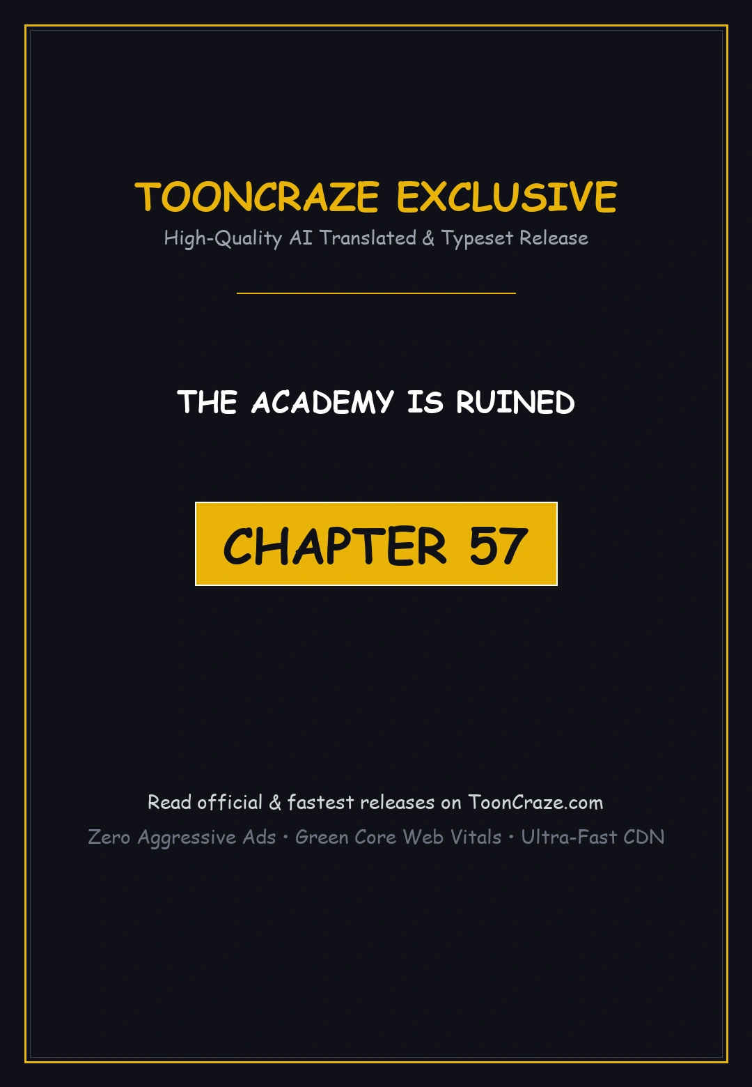 The Academy Is Ruined Chapter 57 - Page 1