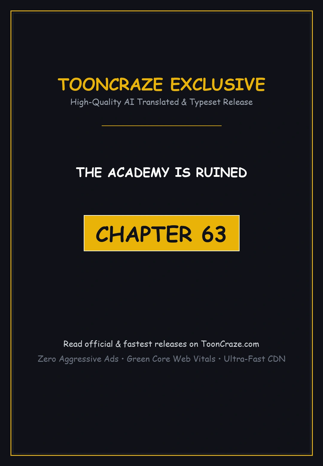 The Academy Is Ruined Chapter 63 - Page 1