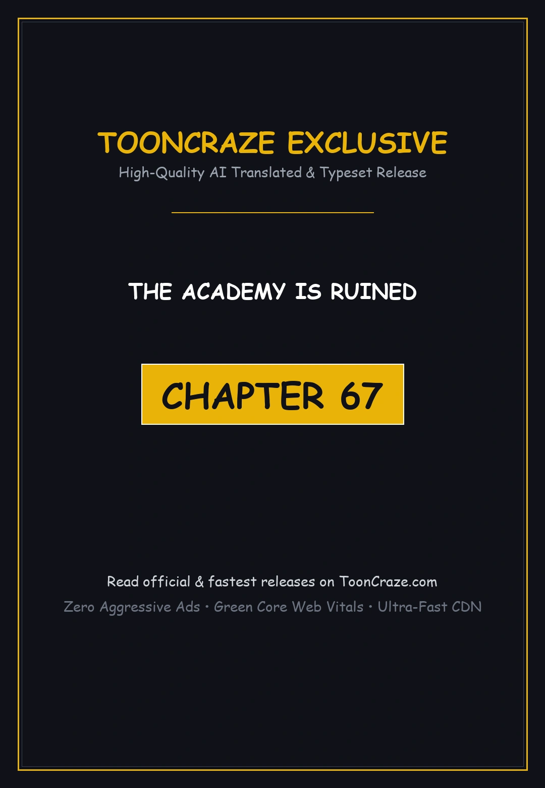 The Academy Is Ruined Chapter 67 - Page 1