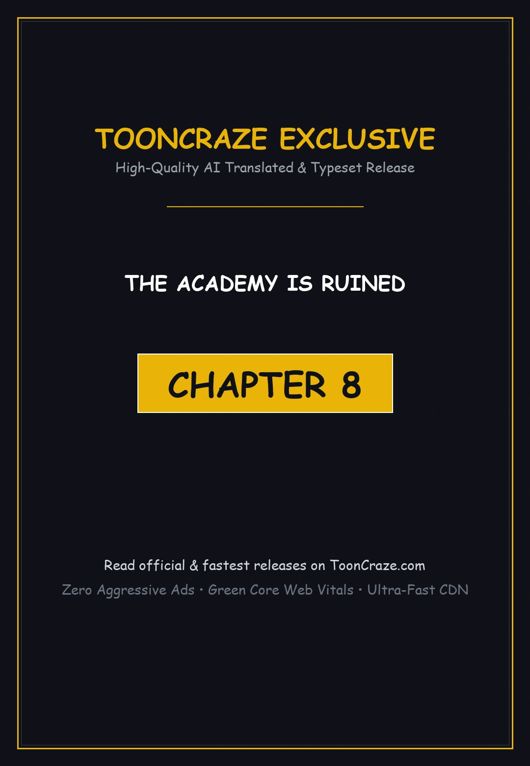 The Academy Is Ruined Chapter 8 - Page 1