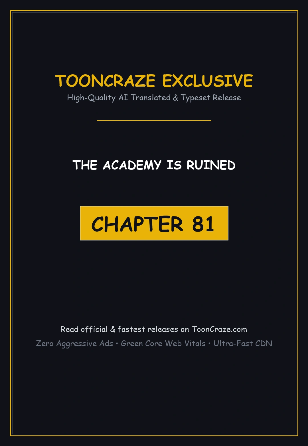 The Academy Is Ruined Chapter 81 - Page 1