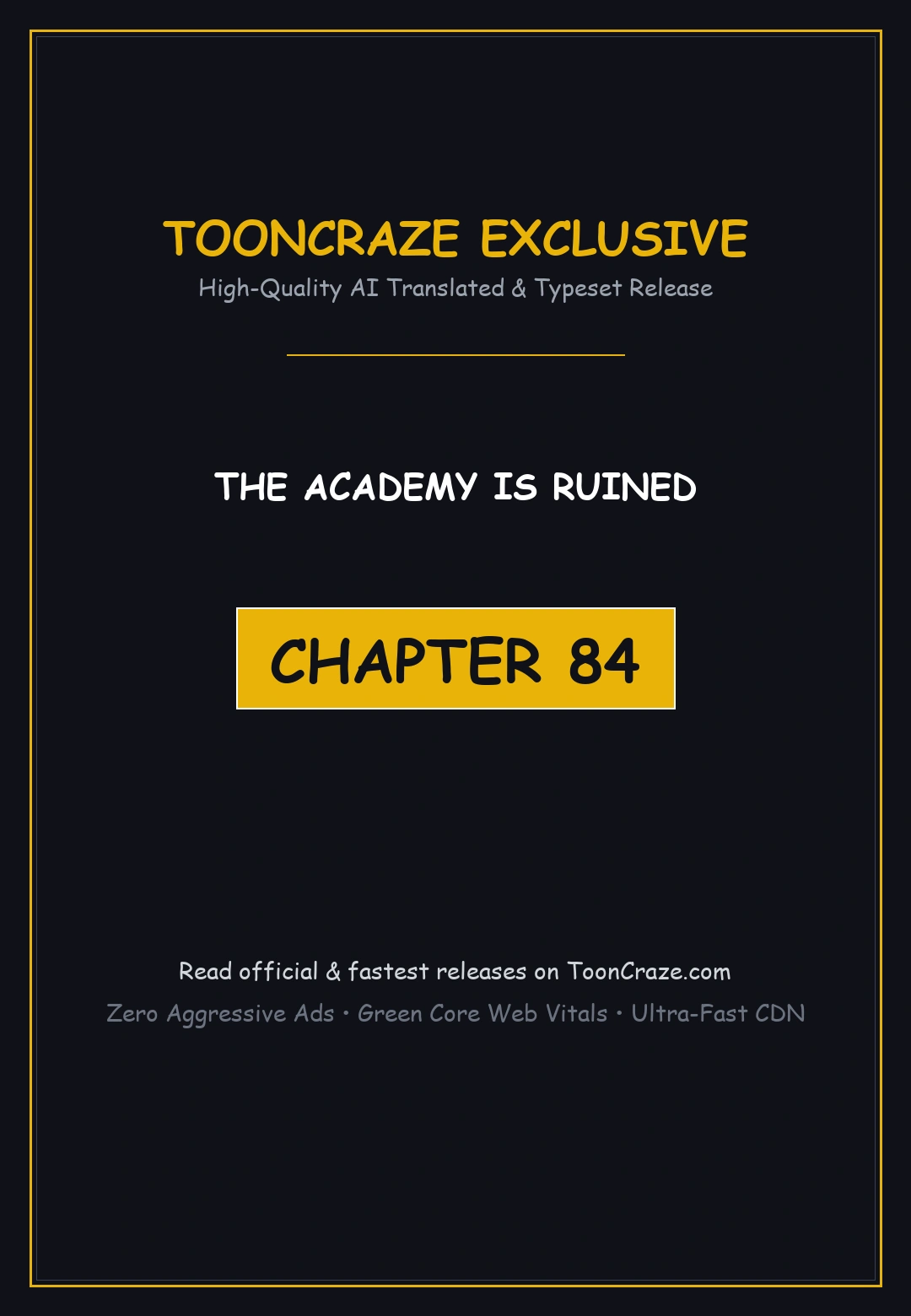 The Academy Is Ruined Chapter 84 - Page 1