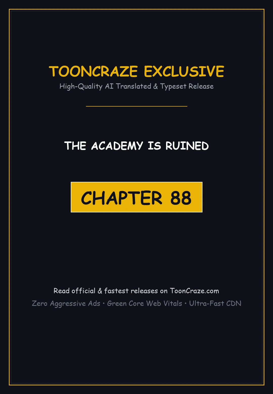 The Academy Is Ruined Chapter 88 - Page 1