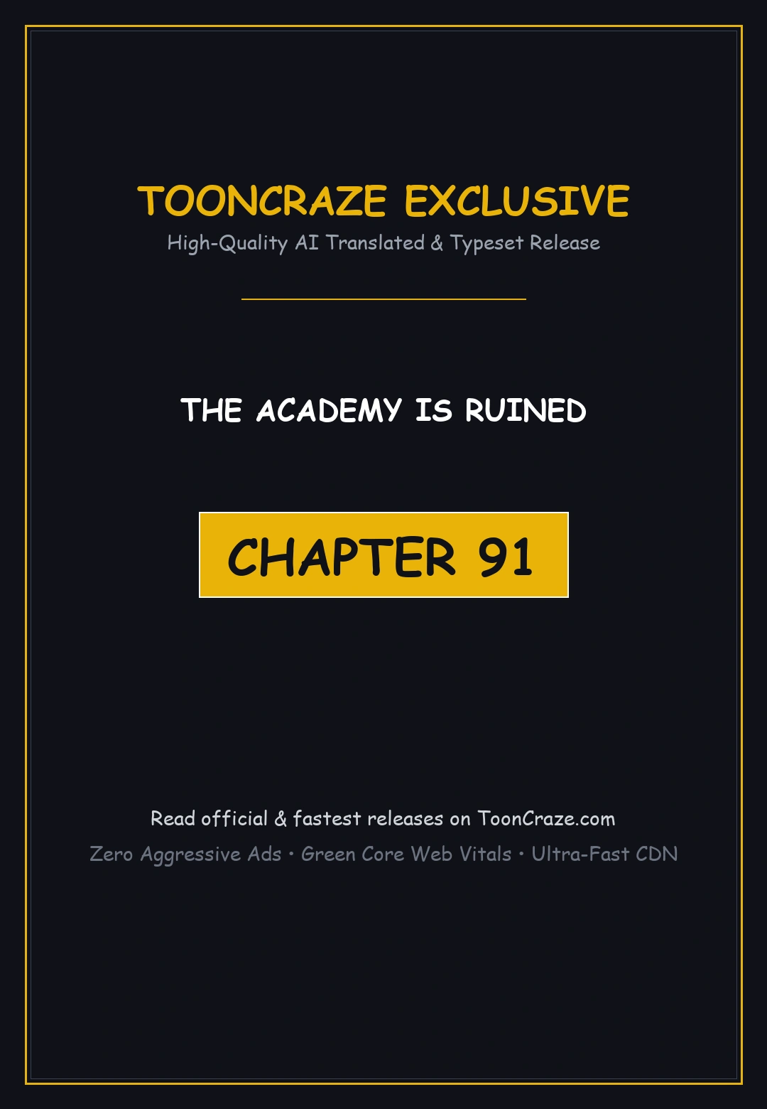 The Academy Is Ruined Chapter 91 - Page 1