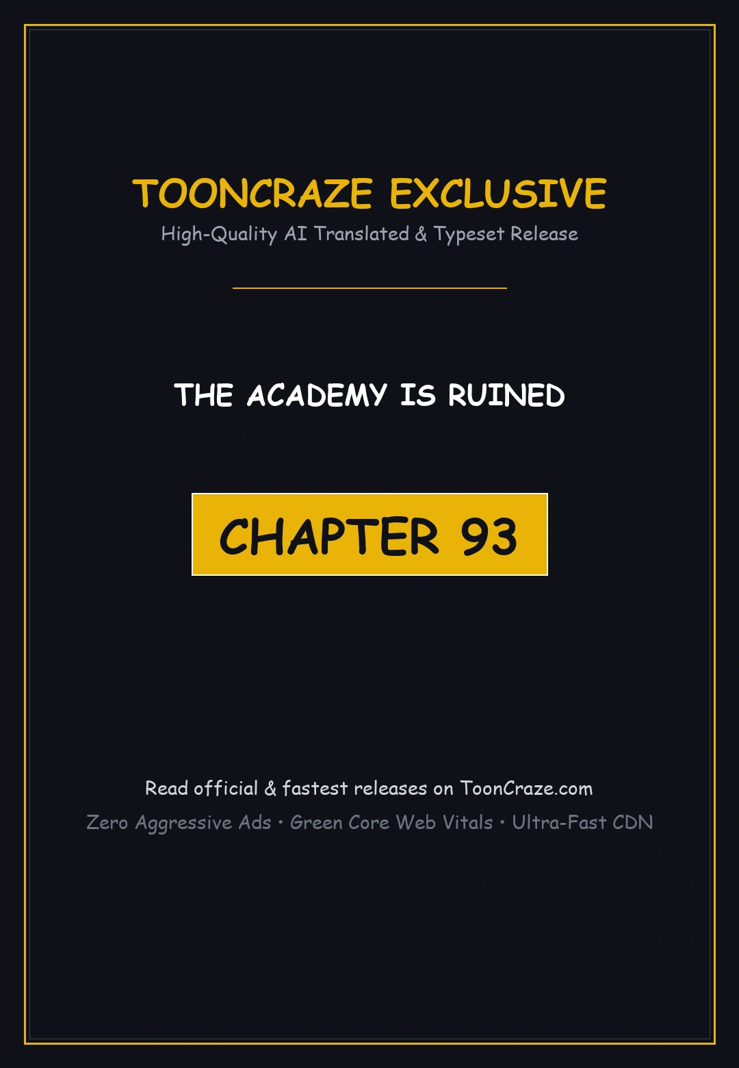 The Academy Is Ruined Chapter 93 - Page 1