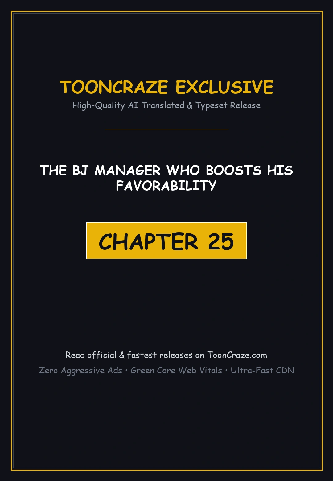 The Bj Manager Who Boosts His Favorability Chapter 25 - Page 1