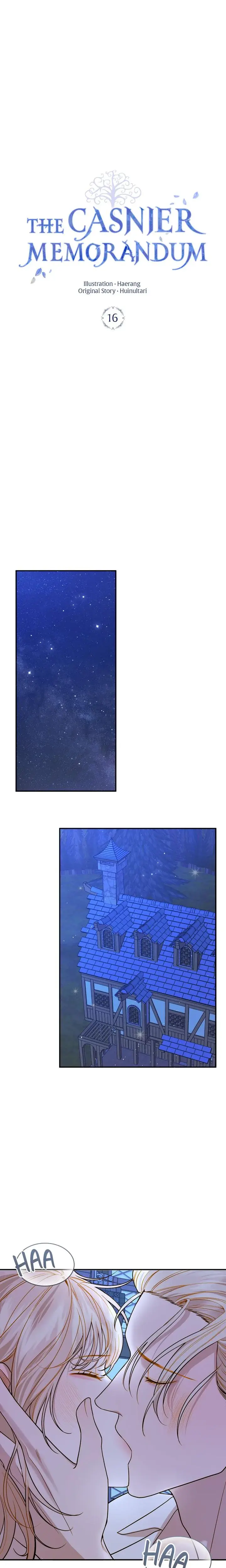The Casnier Memorandum Chapter 16 - Page 1