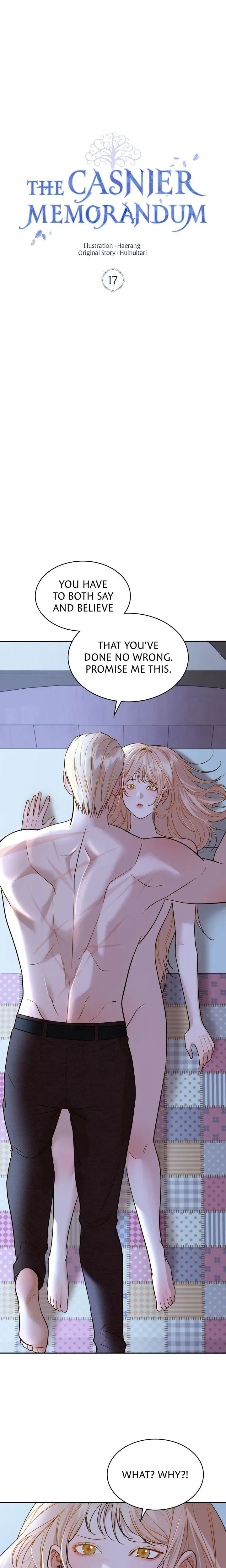 The Casnier Memorandum Chapter 17 - Page 1