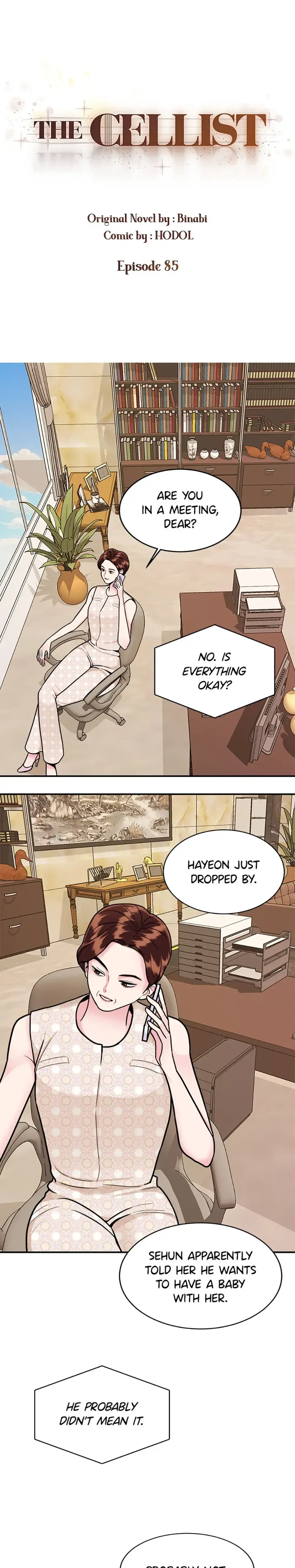 The Cellist Chapter 85 - Page 1
