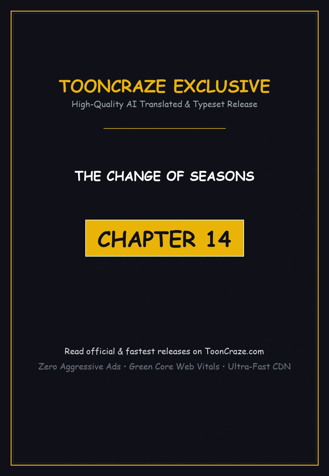 The Change Of Seasons Chapter 14 - Page 1