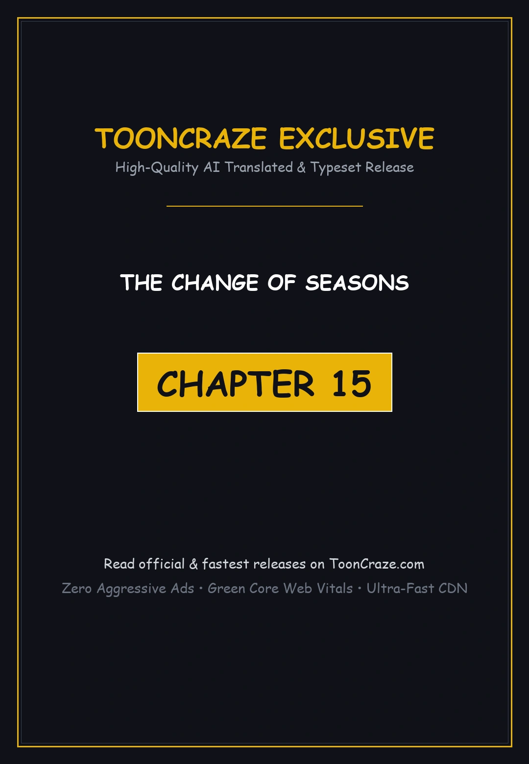The Change Of Seasons Chapter 15 - Page 1