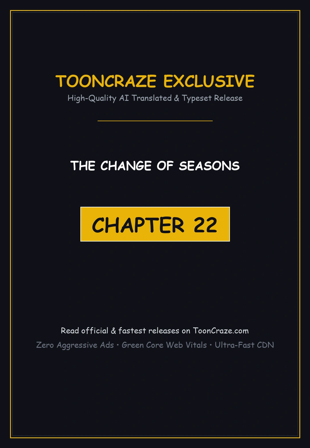 The Change Of Seasons Chapter 22 - Page 1