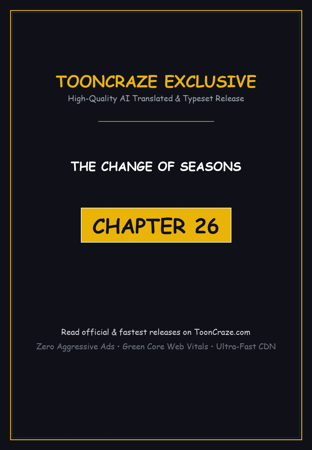 The Change Of Seasons Chapter 26 - Page 1