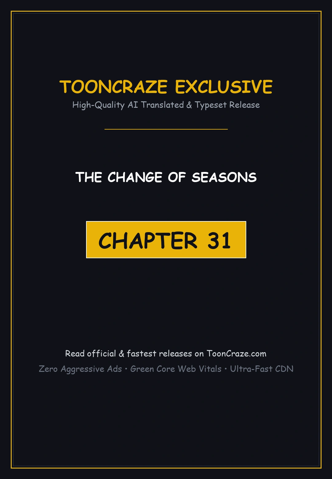 The Change Of Seasons Chapter 31 - Page 1