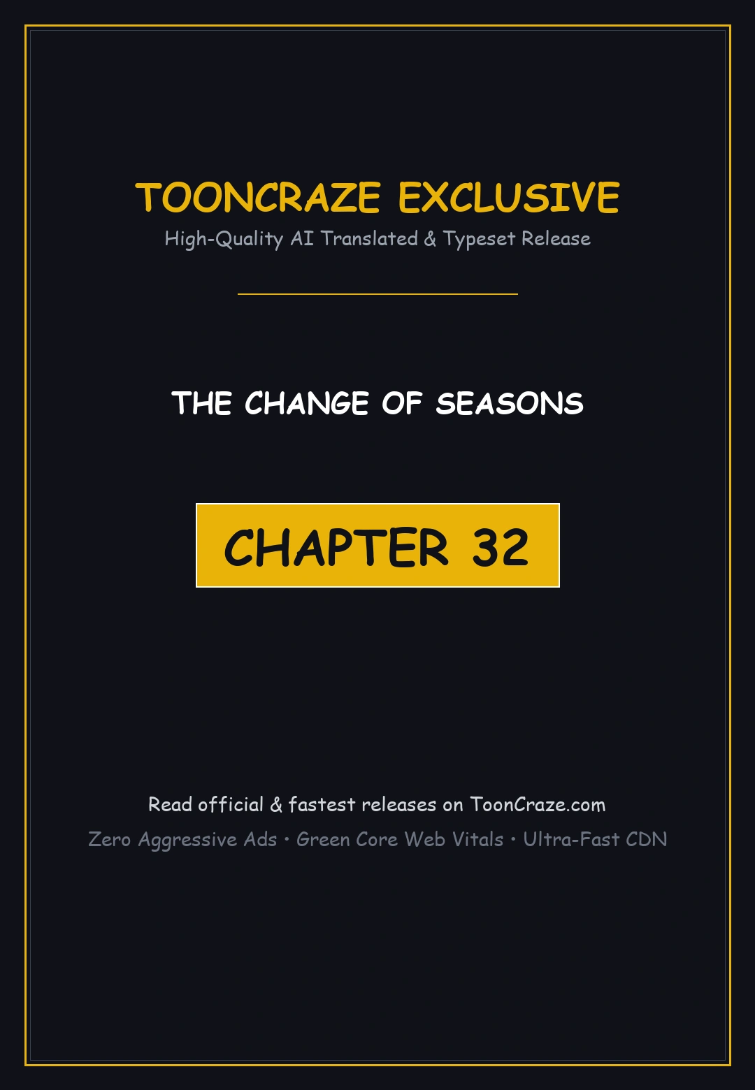 The Change Of Seasons Chapter 32 - Page 1