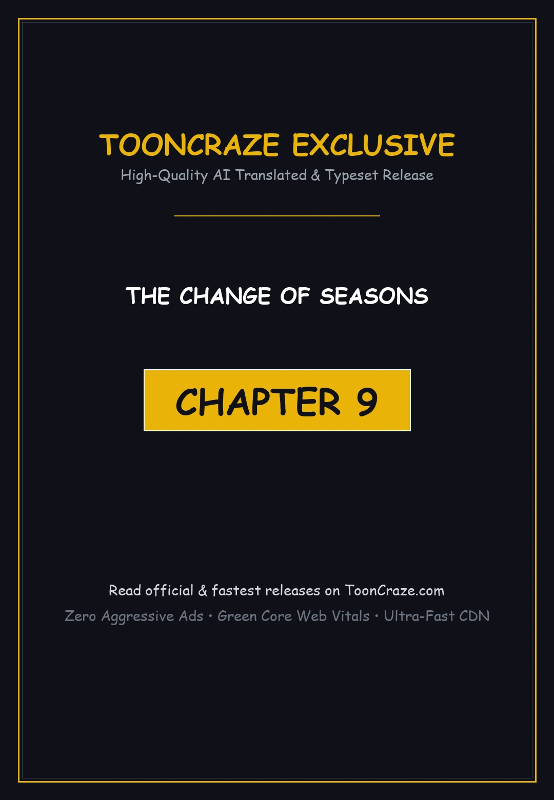 The Change Of Seasons Chapter 9 - Page 1