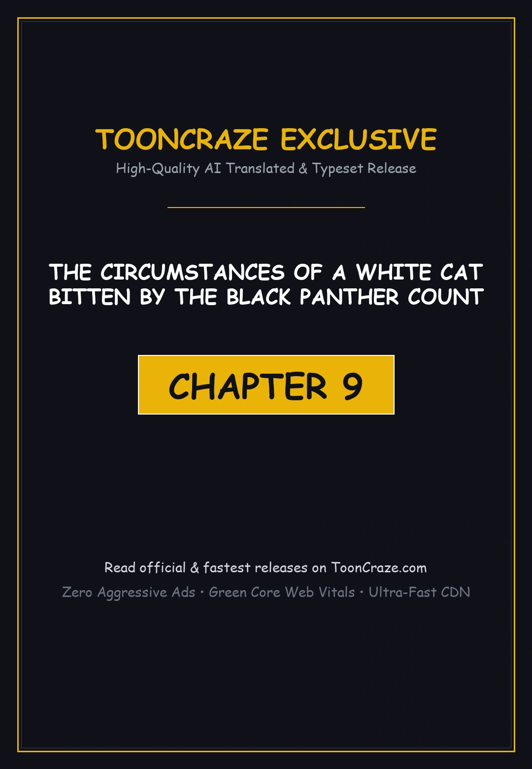 The Circumstances Of A White Cat Bitten By The Black Panther Count Chapter 9 - Page 1