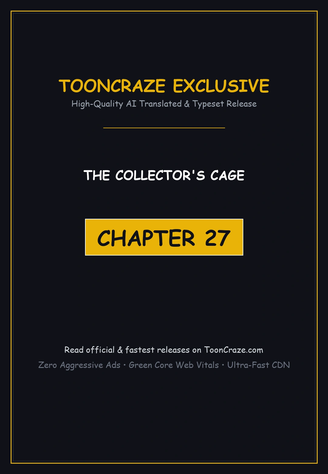 The Collectors Cage Chapter 27 - Page 1