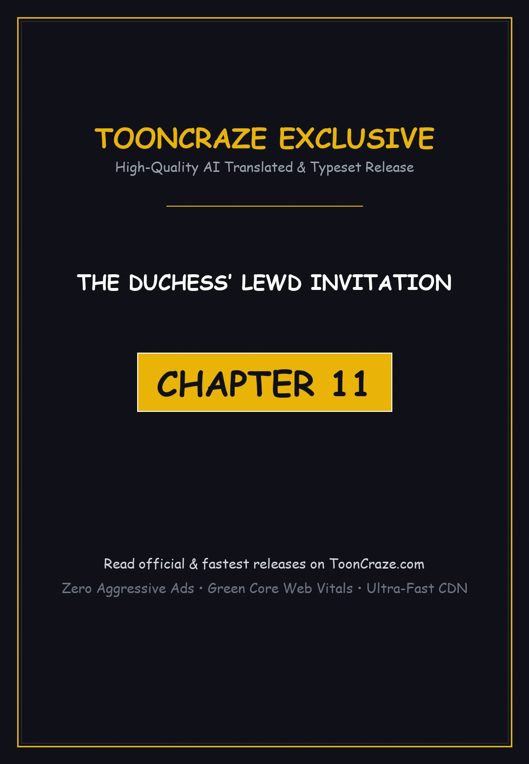 The Duchess Lewd Invitation Chapter 11 - Page 1
