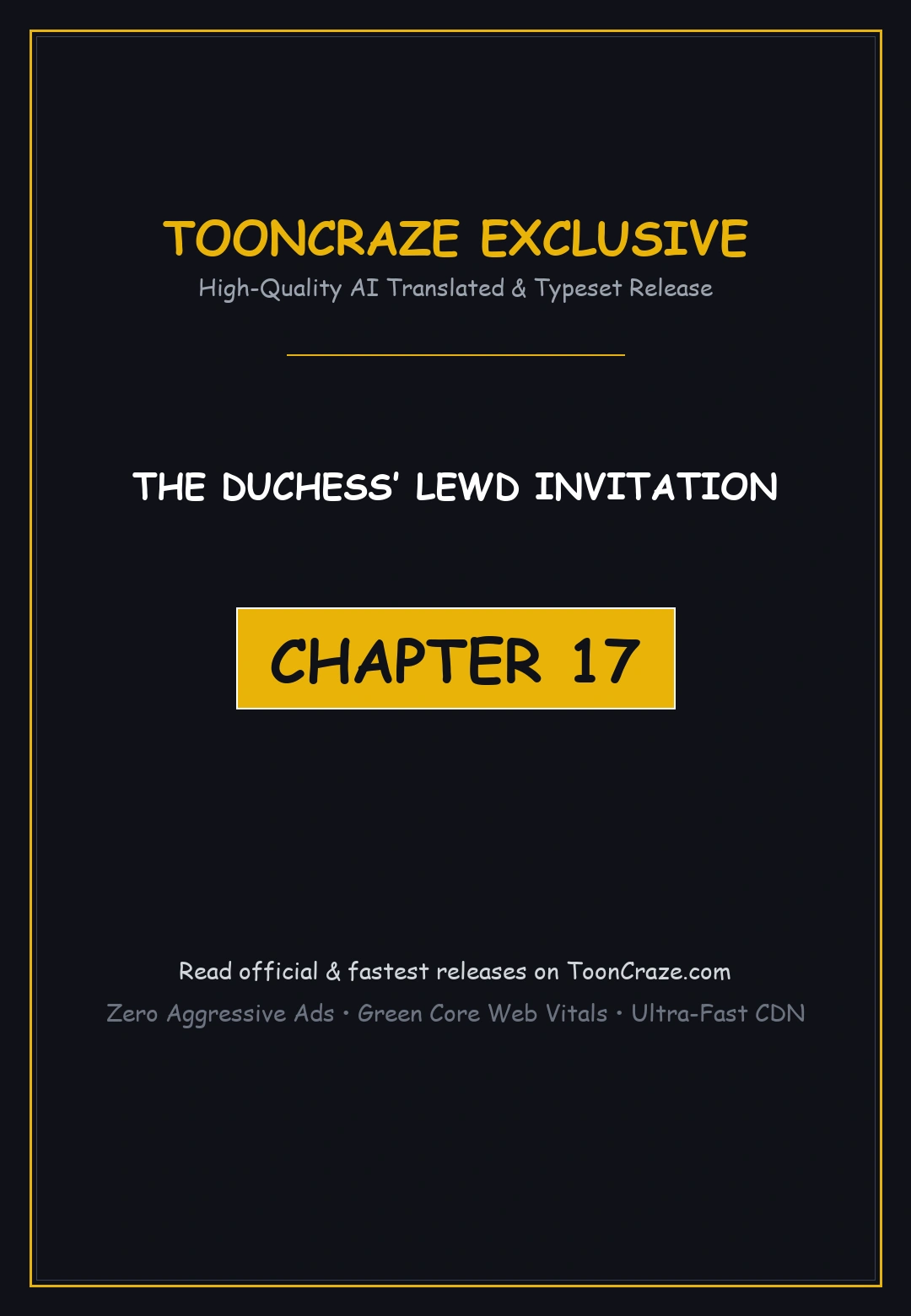 The Duchess Lewd Invitation Chapter 17 - Page 1