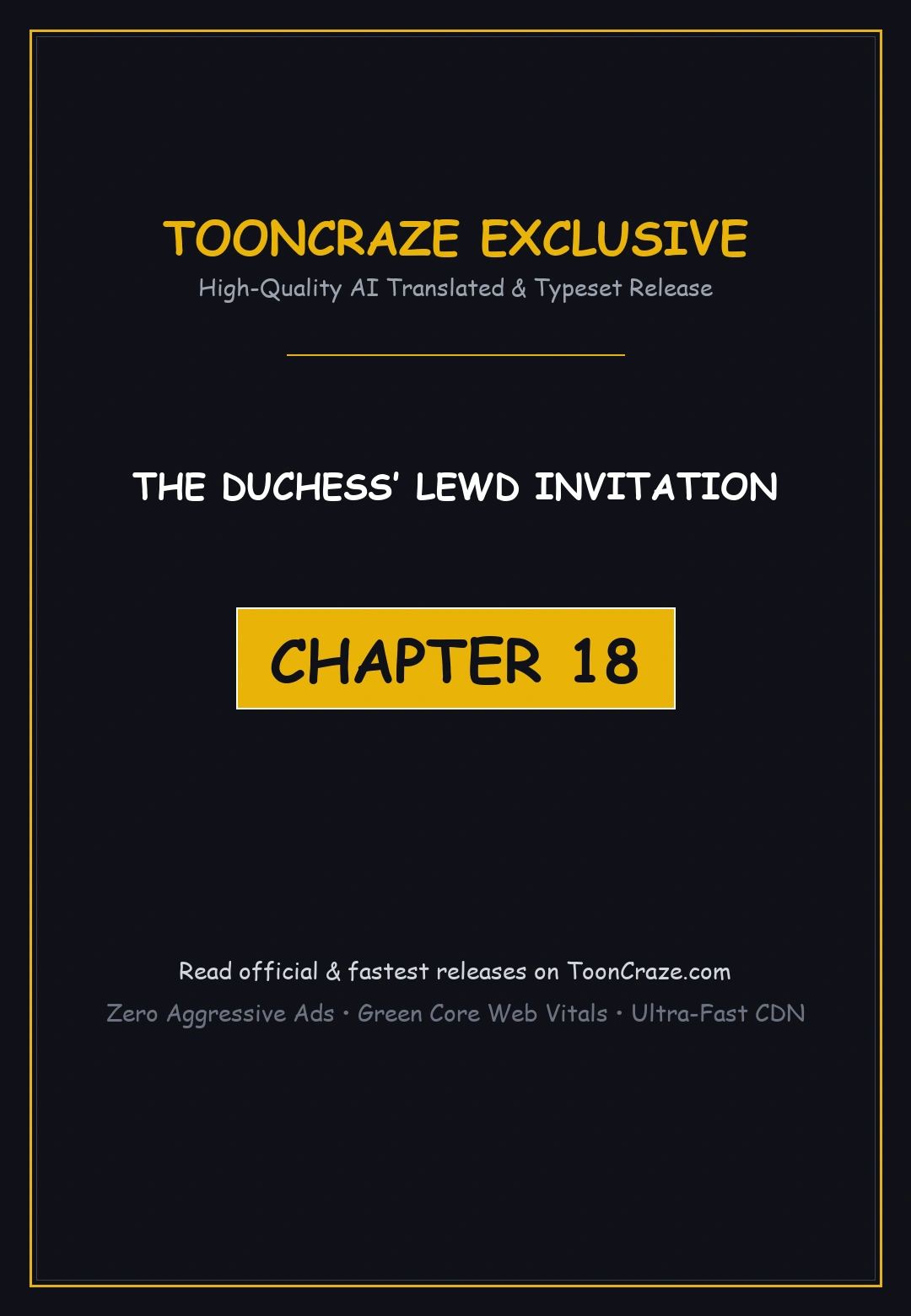 The Duchess Lewd Invitation Chapter 18 - Page 1