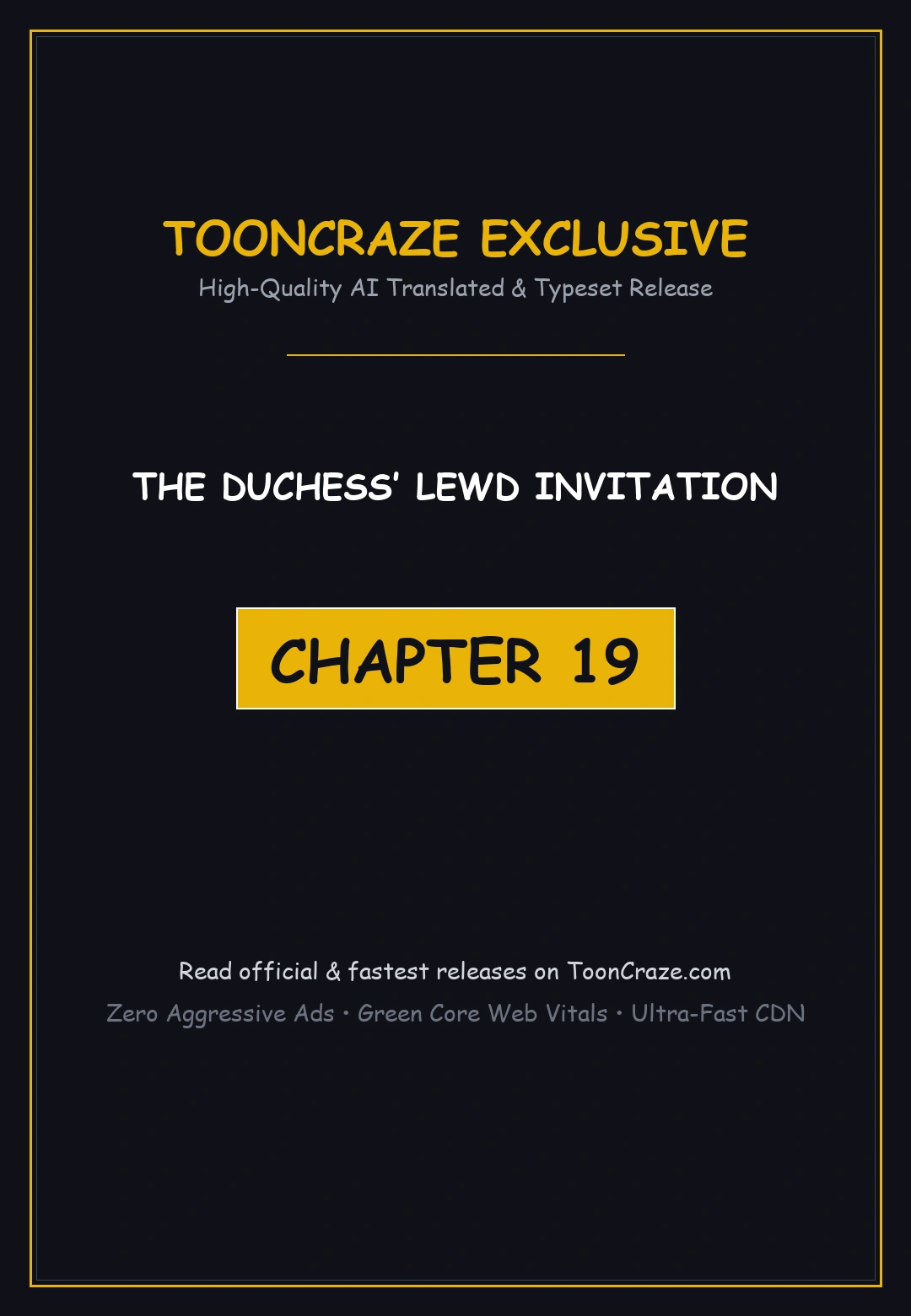 The Duchess Lewd Invitation Chapter 19 - Page 1