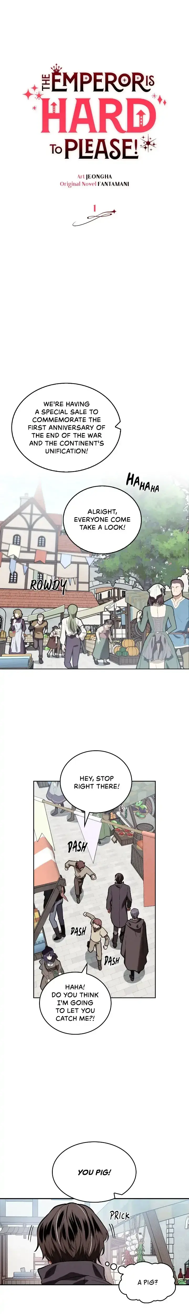The Emperor Is Hard To Please Chapter 1 - Page 1