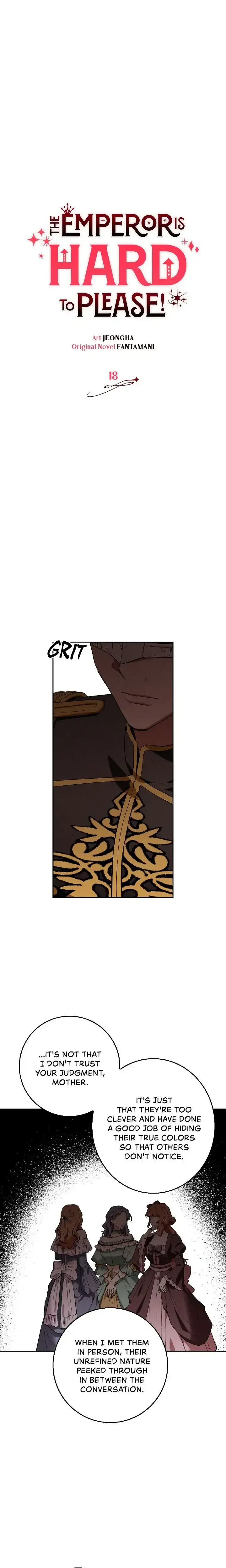 The Emperor Is Hard To Please Chapter 18 - Page 1