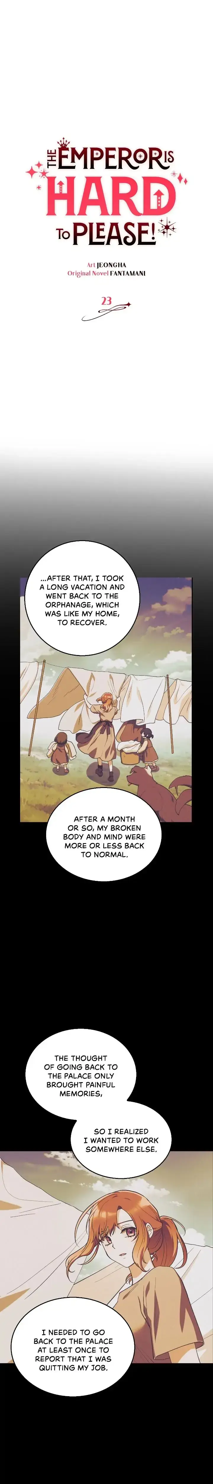 The Emperor Is Hard To Please Chapter 23 - Page 1