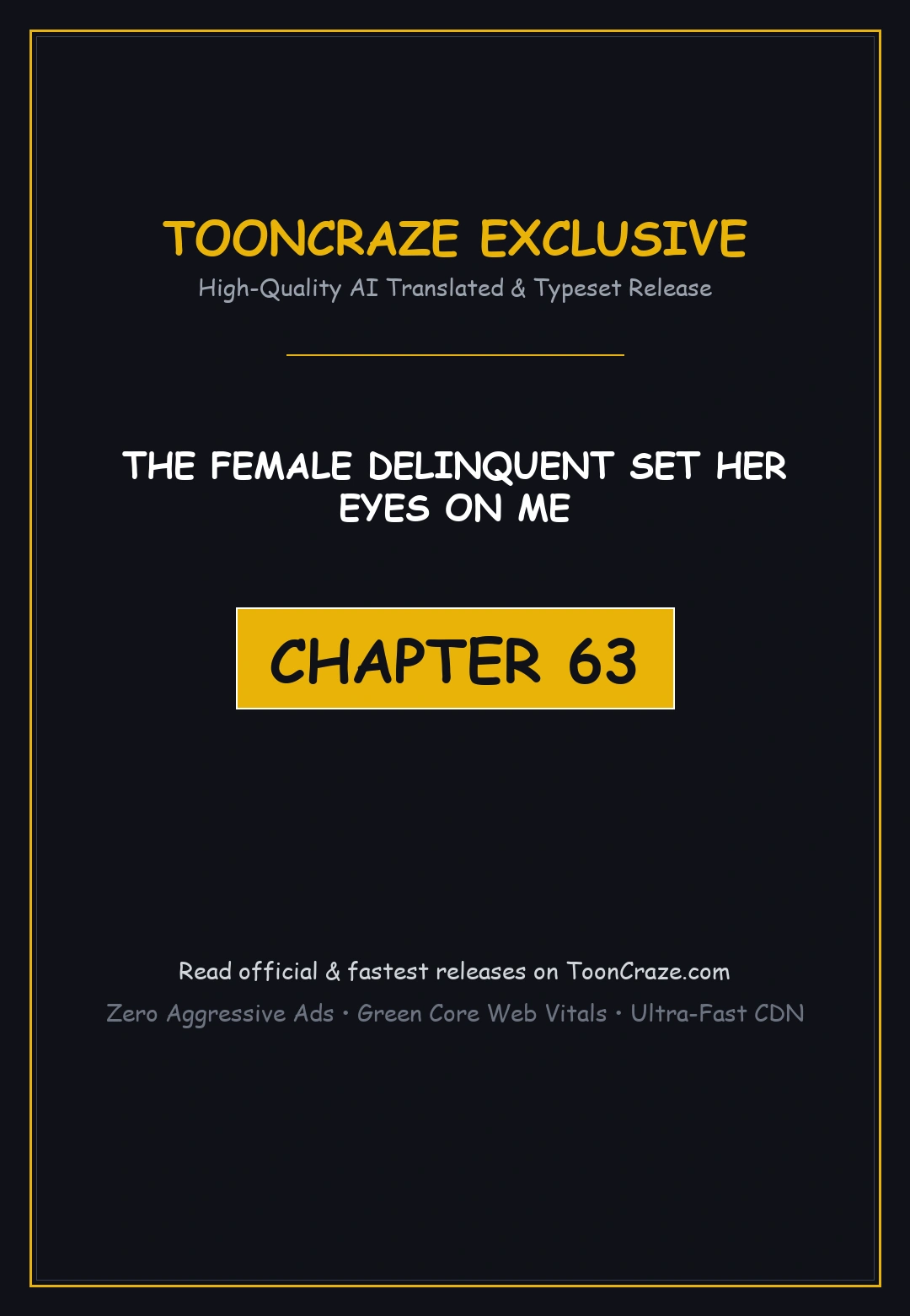 The Female Delinquent Set Her Eyes On Me Chapter 63 - Page 1