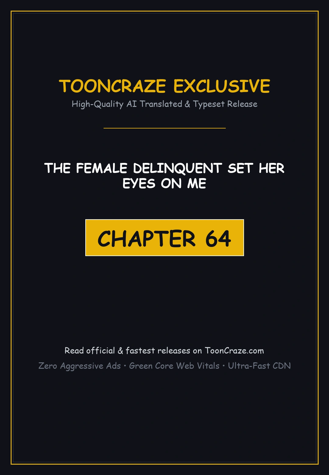 The Female Delinquent Set Her Eyes On Me Chapter 64 - Page 1