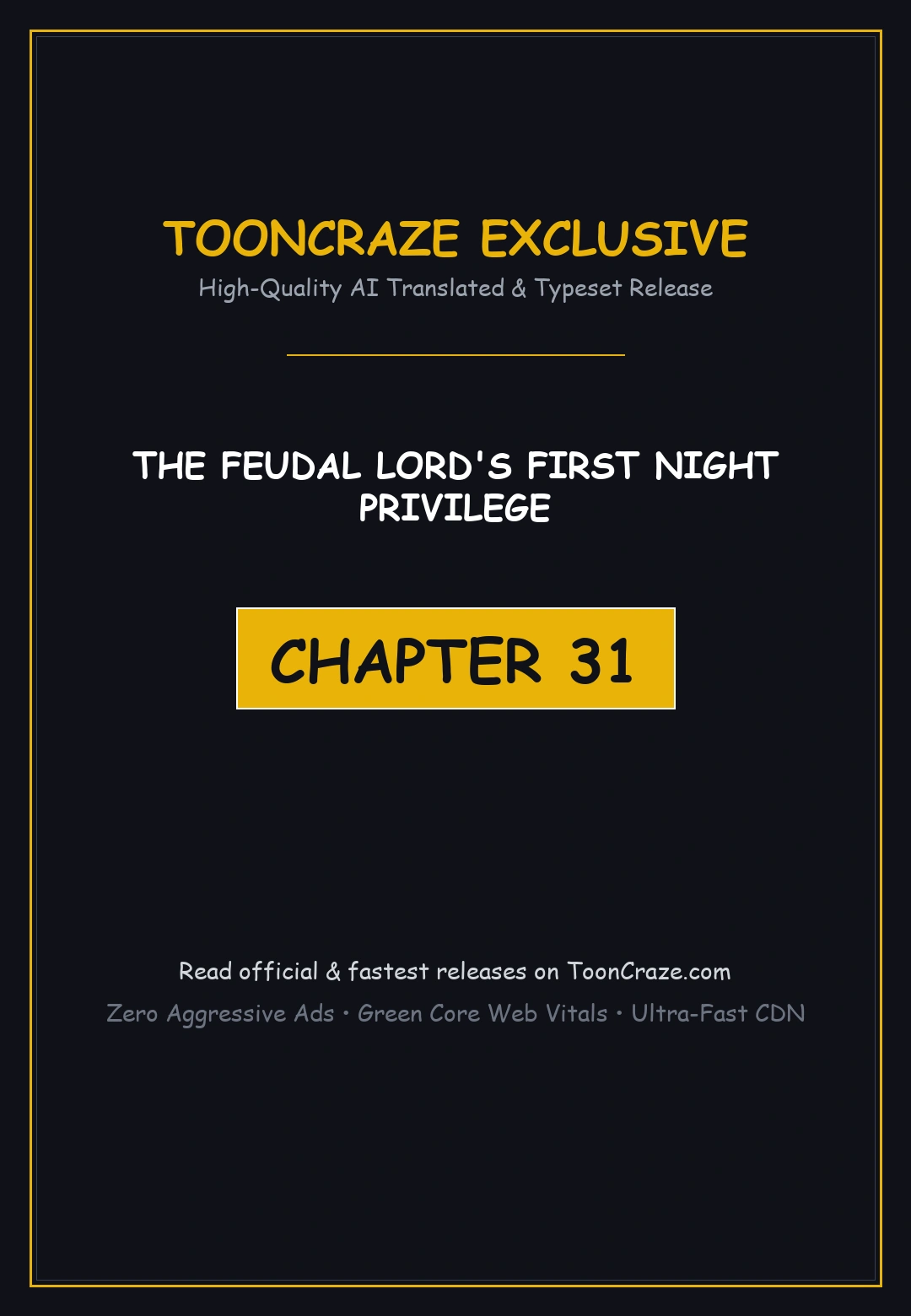 The Feudal Lords First Night Privilege Chapter 31 - Page 1