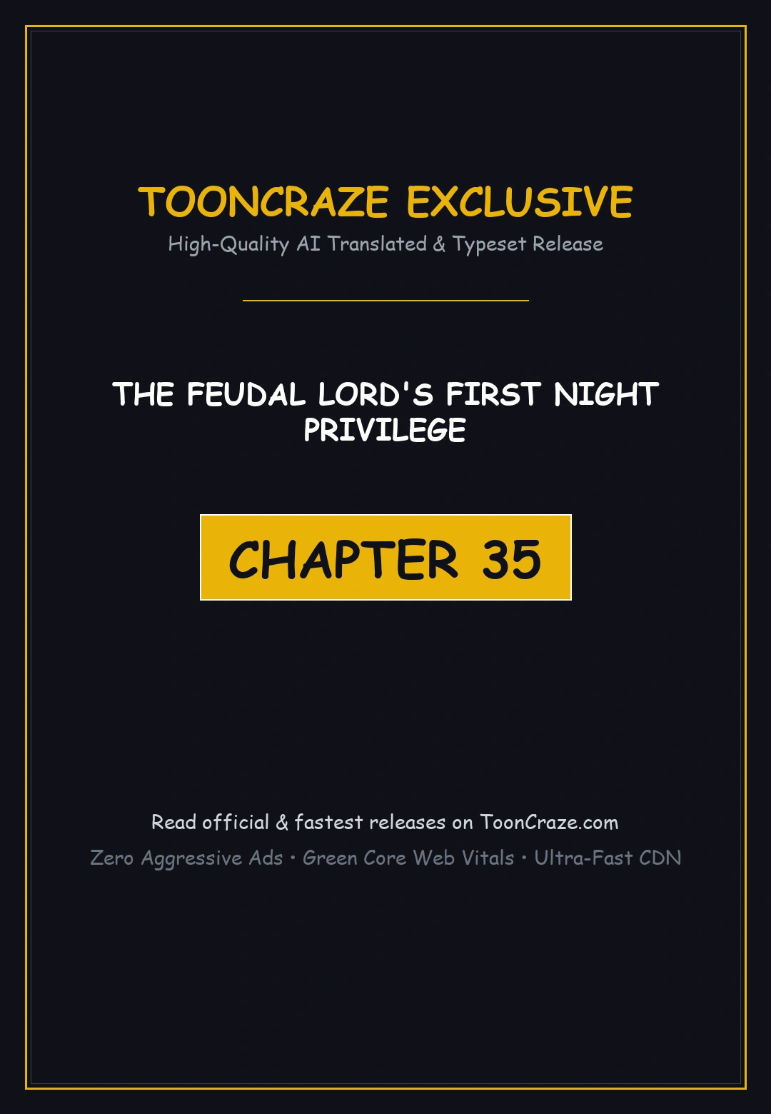 The Feudal Lords First Night Privilege Chapter 35 - Page 1