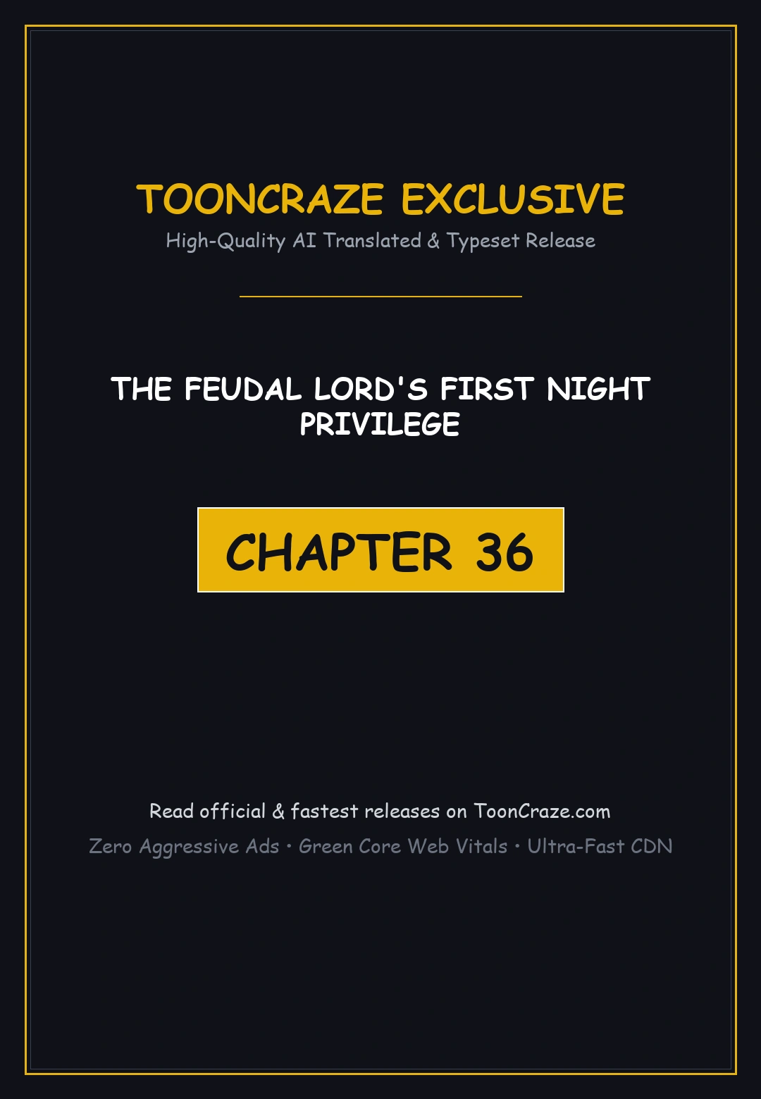 The Feudal Lords First Night Privilege Chapter 36 - Page 1