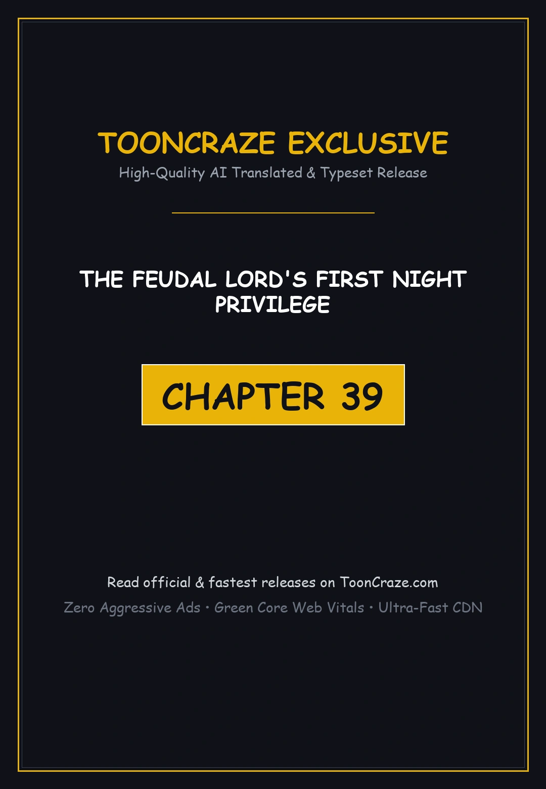 The Feudal Lords First Night Privilege Chapter 39 - Page 1