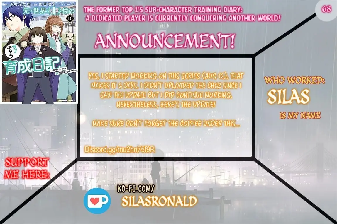 The Former Top 1s Sub Character Training Diary A Dedicated Player Is Currently Conquering Another World Chapter 68 - Page 1