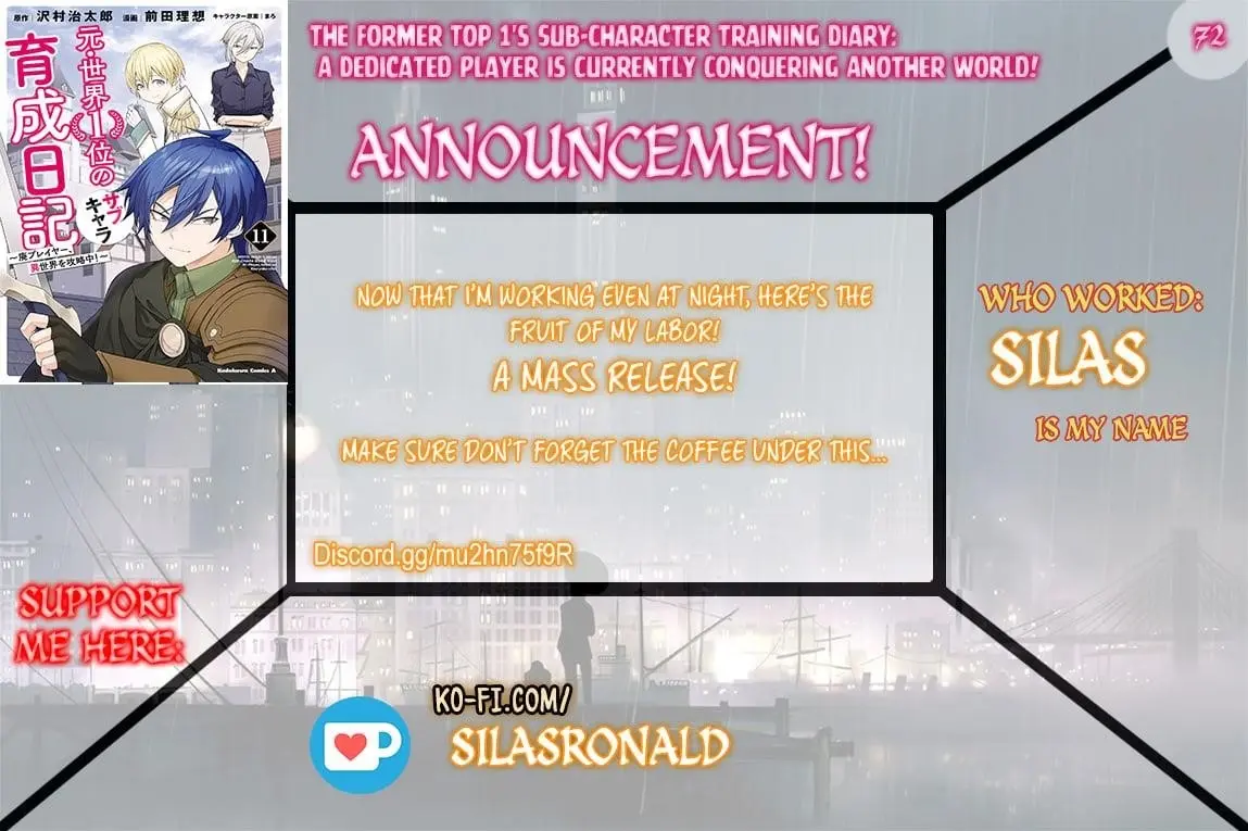 The Former Top 1s Sub Character Training Diary A Dedicated Player Is Currently Conquering Another World Chapter 72 - Page 1