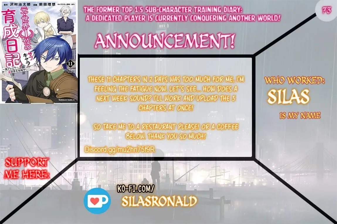 The Former Top 1s Sub Character Training Diary A Dedicated Player Is Currently Conquering Another World Chapter 73 - Page 1