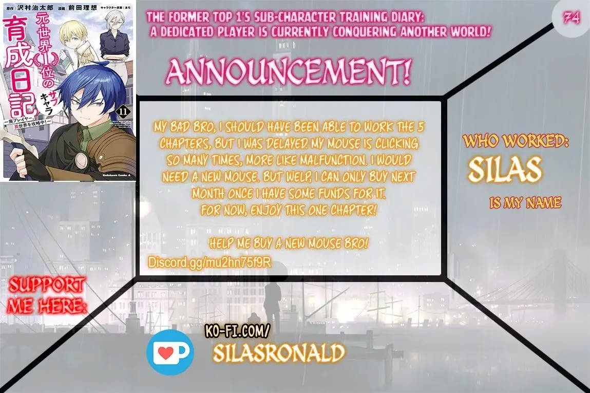 The Former Top 1s Sub Character Training Diary A Dedicated Player Is Currently Conquering Another World Chapter 74 - Page 1