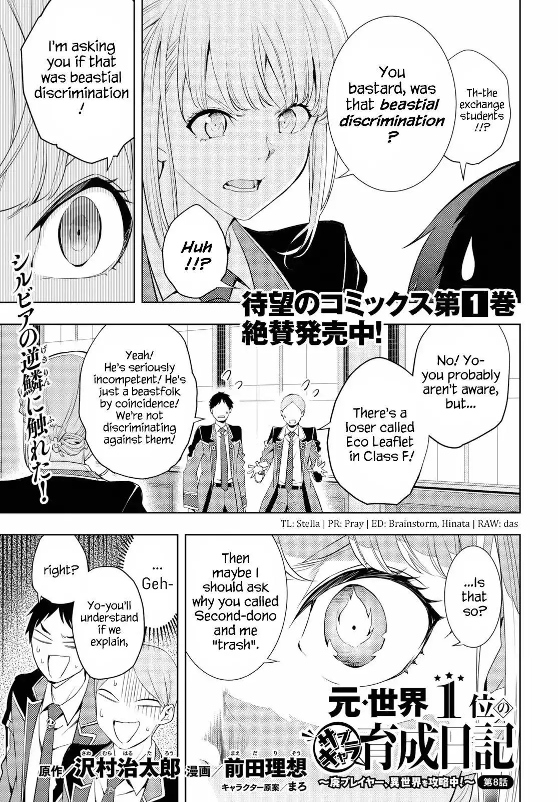 The Former Top 1s Sub Character Training Diary A Dedicated Player Is Currently Conquering Another World Chapter 8 - Page 1