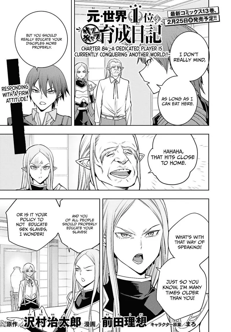 The Former Top 1s Sub Character Training Diary A Dedicated Player Is Currently Conquering Another World Chapter 84 - Page 1