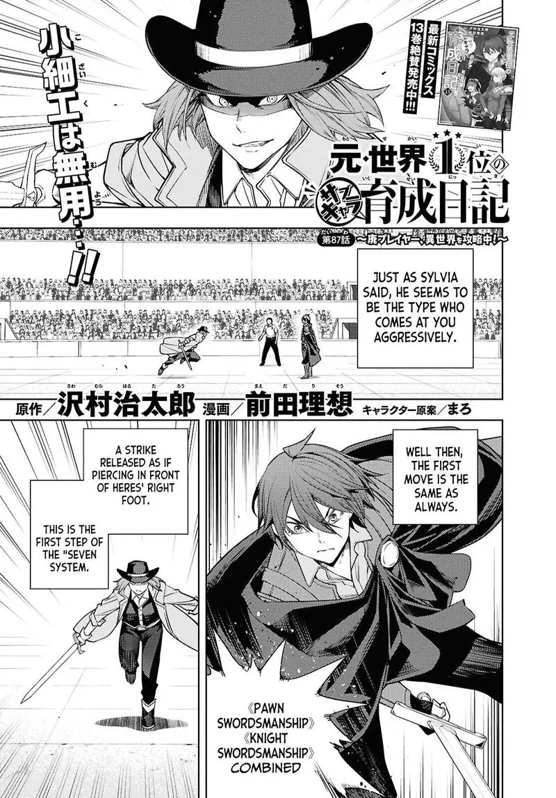 The Former Top 1s Sub Character Training Diary A Dedicated Player Is Currently Conquering Another World Chapter 87 - Page 1