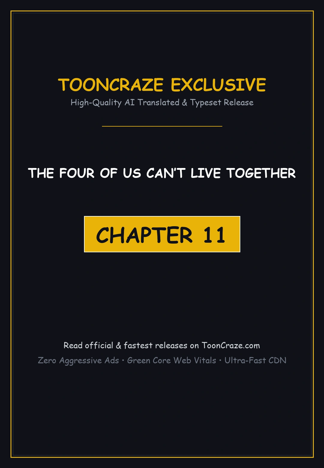 The Four Of Us Cant Live Together Chapter 11 - Page 1