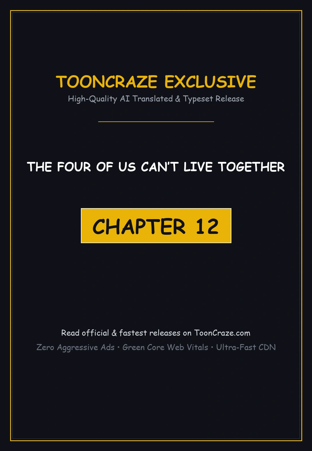 The Four Of Us Cant Live Together Chapter 12 - Page 1
