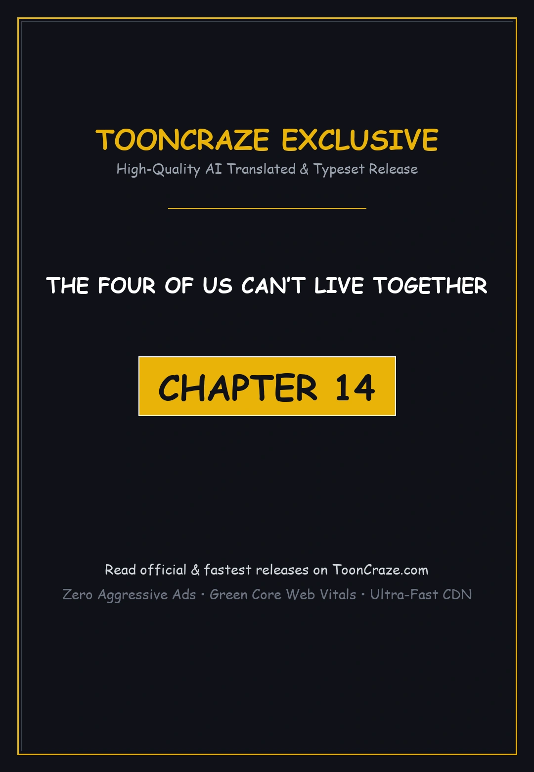 The Four Of Us Cant Live Together Chapter 14 - Page 1