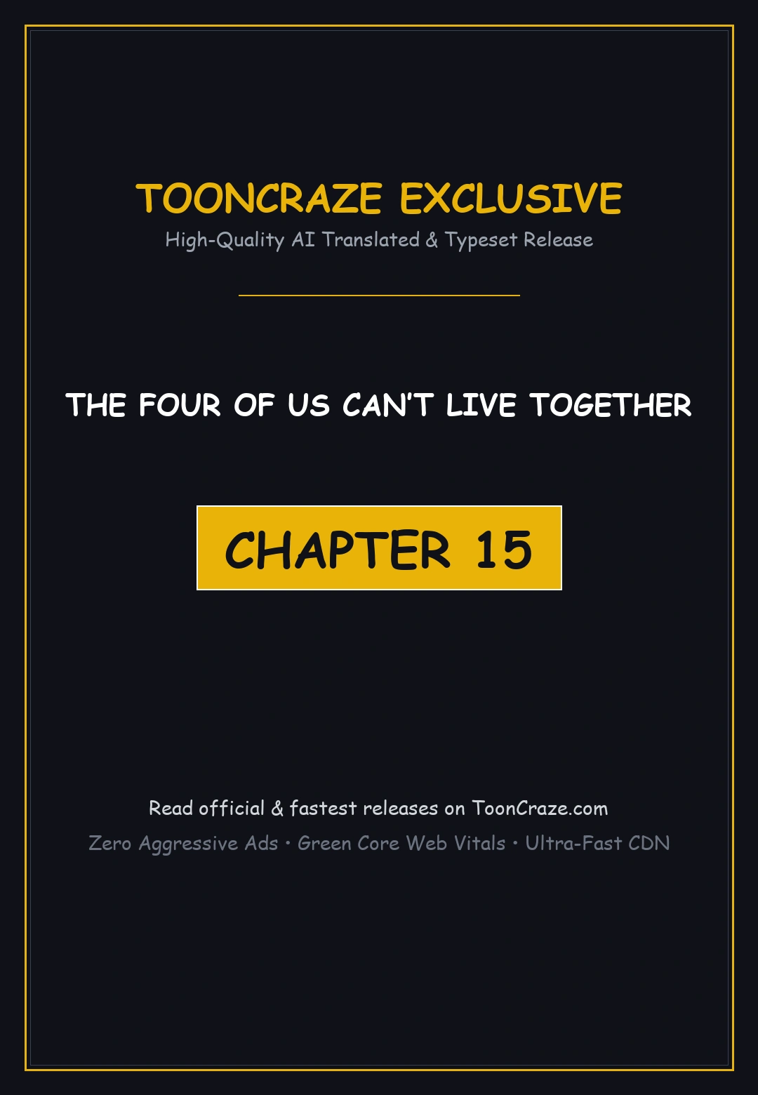 The Four Of Us Cant Live Together Chapter 15 - Page 1