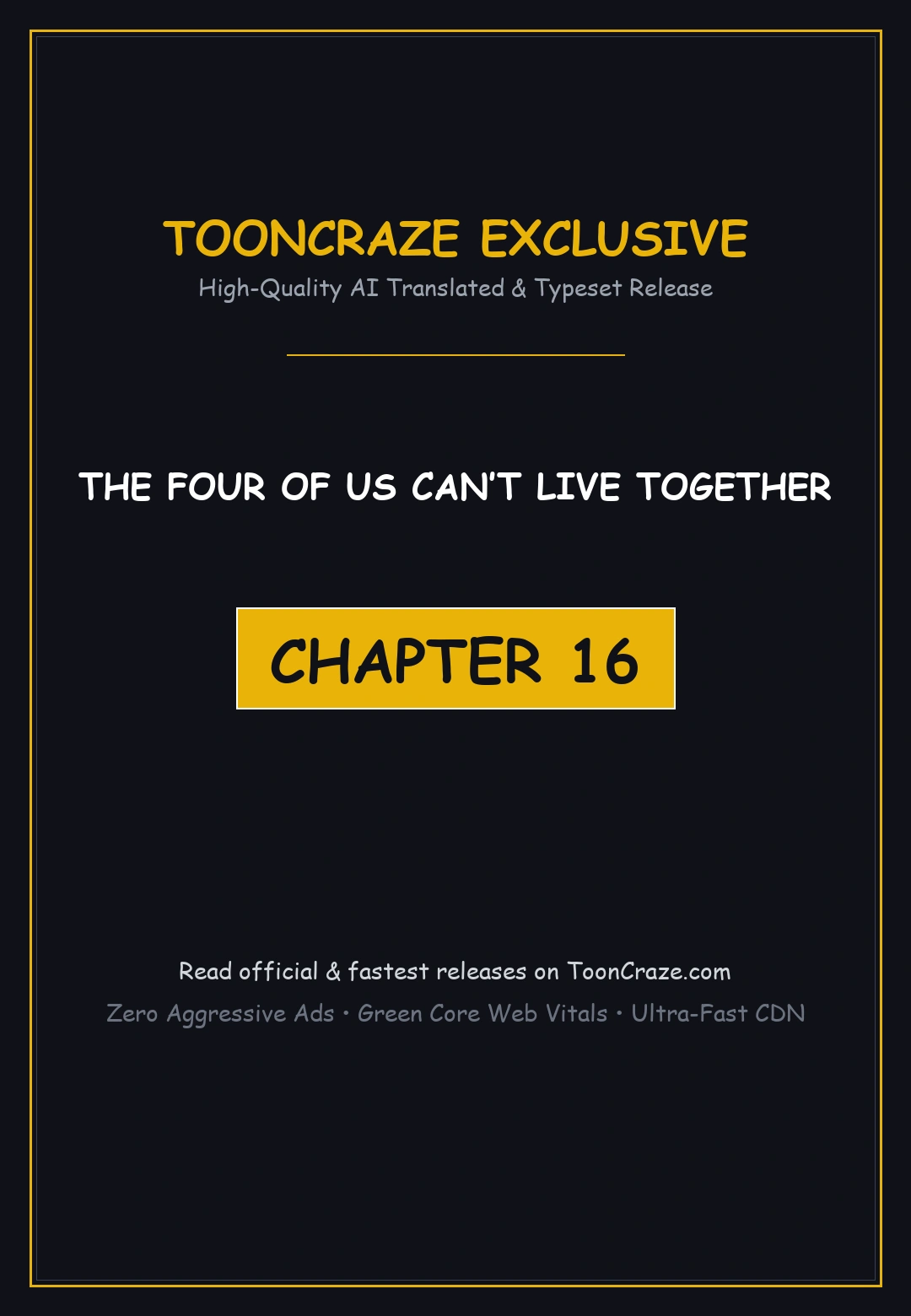 The Four Of Us Cant Live Together Chapter 16 - Page 1