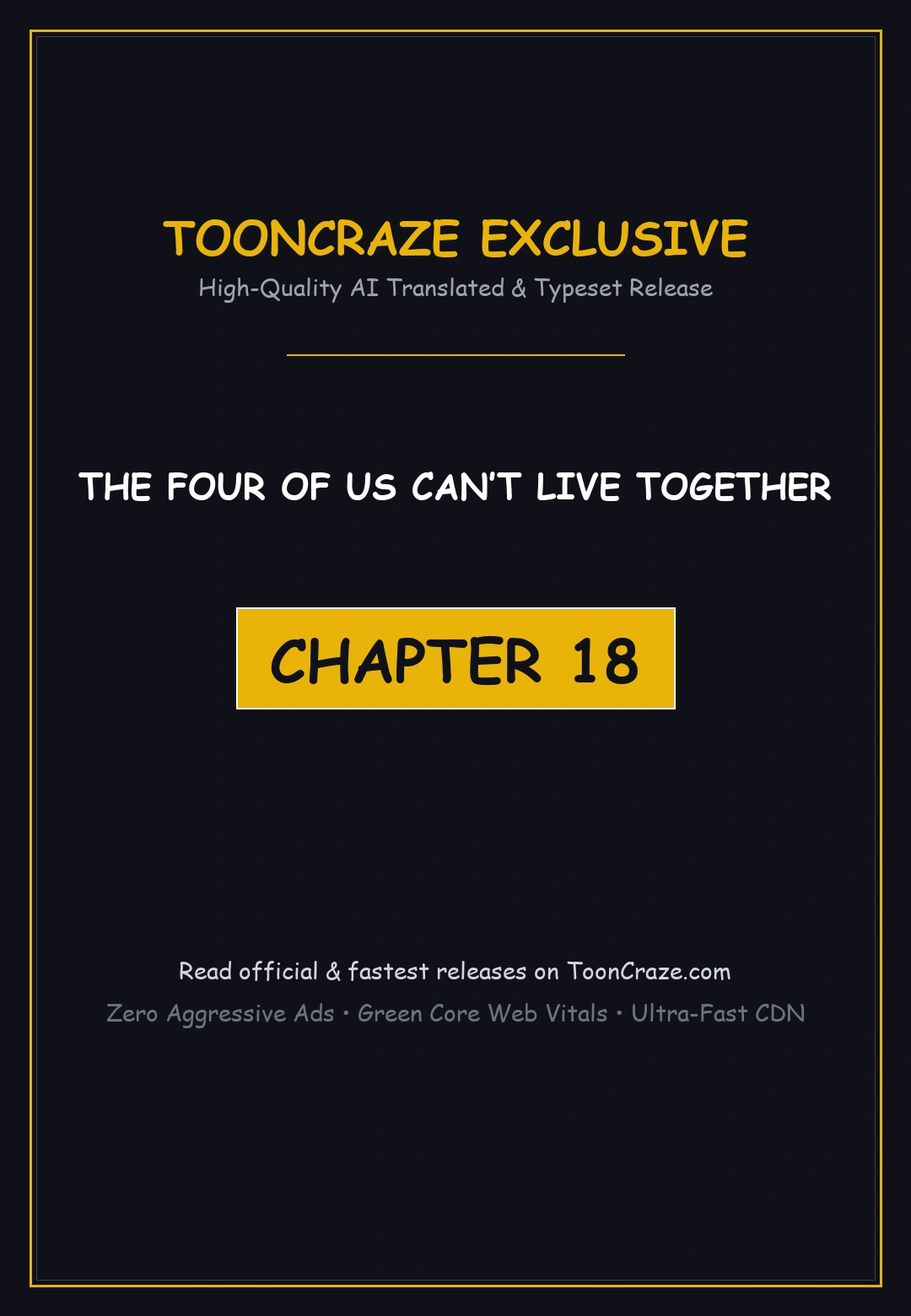 The Four Of Us Cant Live Together Chapter 18 - Page 1