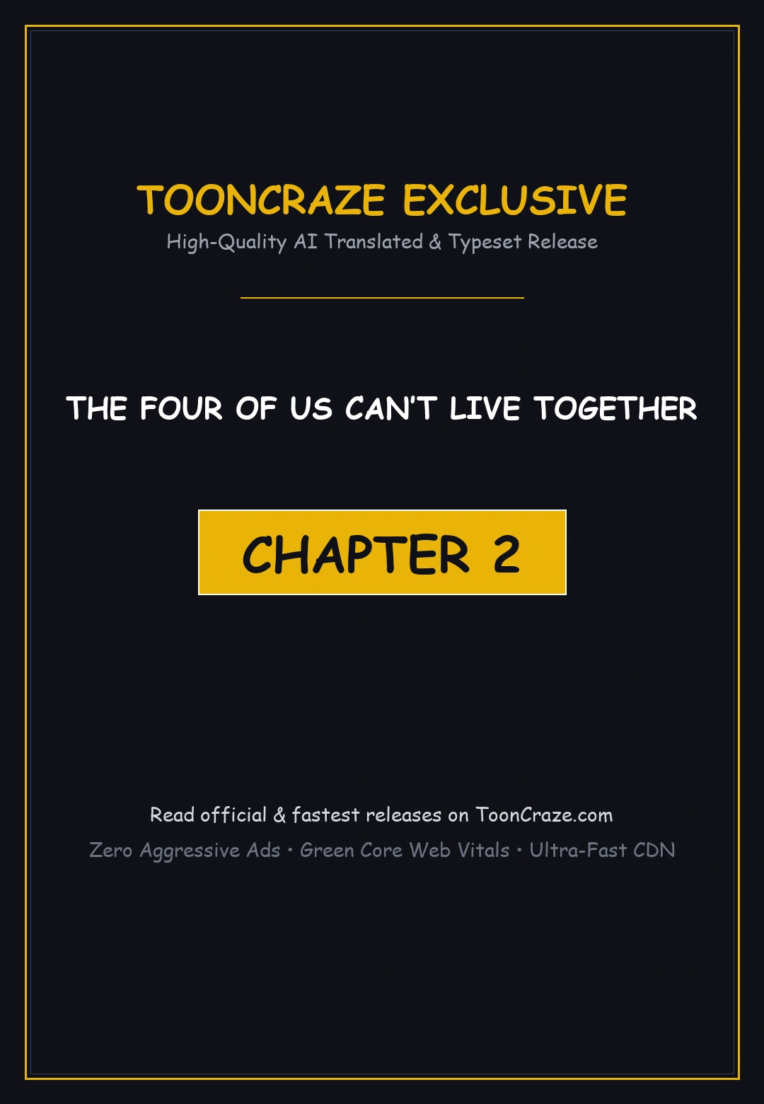 The Four Of Us Cant Live Together Chapter 2 - Page 1